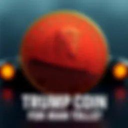 A visual representation of Trump coin, symbolizing potential use in international transactions for tolls in Iran's Strait of Hormuz.