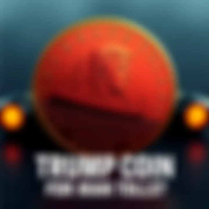 A visual representation of Trump coin, symbolizing potential use in international transactions for tolls in Iran's Strait of Hormuz.