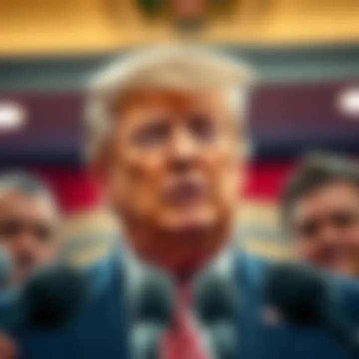President Trump speaks to reporters about economic issues, emphasizing reassurances on China's influence during market declines.