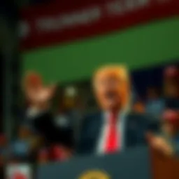 Trump showing anger while speaking at a rally, highlighting his feelings about MAGA supporters