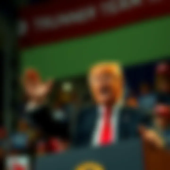 Trump showing anger while speaking at a rally, highlighting his feelings about MAGA supporters