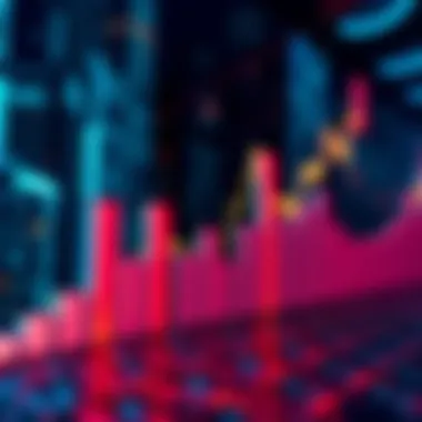 Bar graph showing a significant drop in value, representing Trump Media's crypto losses