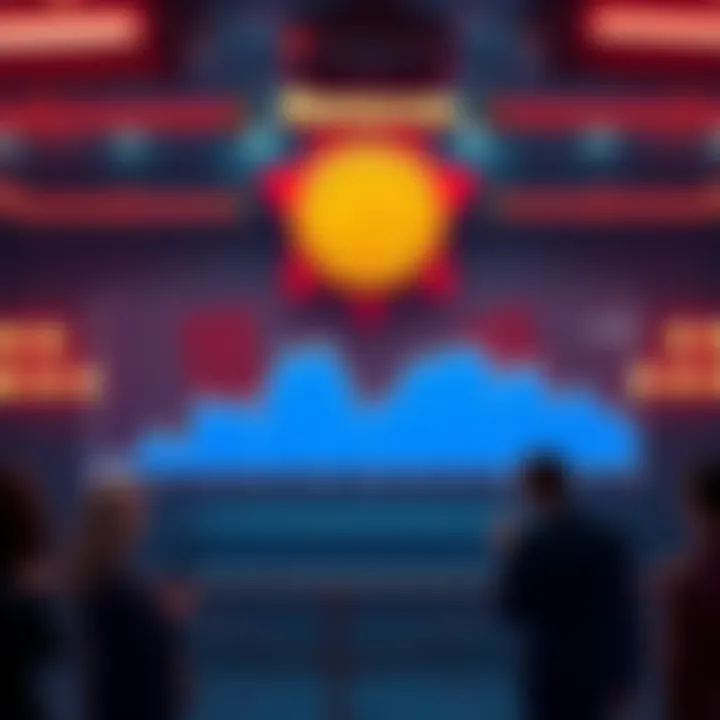 A chart showing a significant decline in the price for entry to Trump's memecoin VIP reception, with concerned supporters discussing the situation.