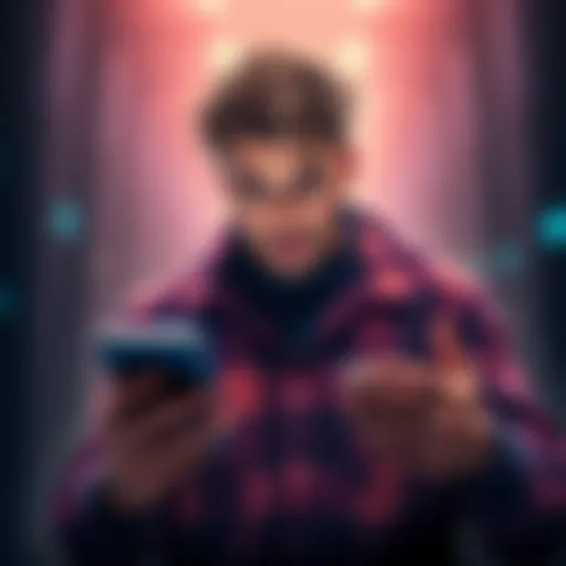 A user imports a seed phrase into Trust Wallet while holding a smartphone, looking concerned about security.