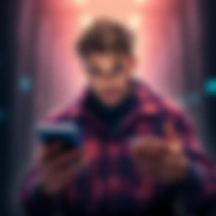A user imports a seed phrase into Trust Wallet while holding a smartphone, looking concerned about security.