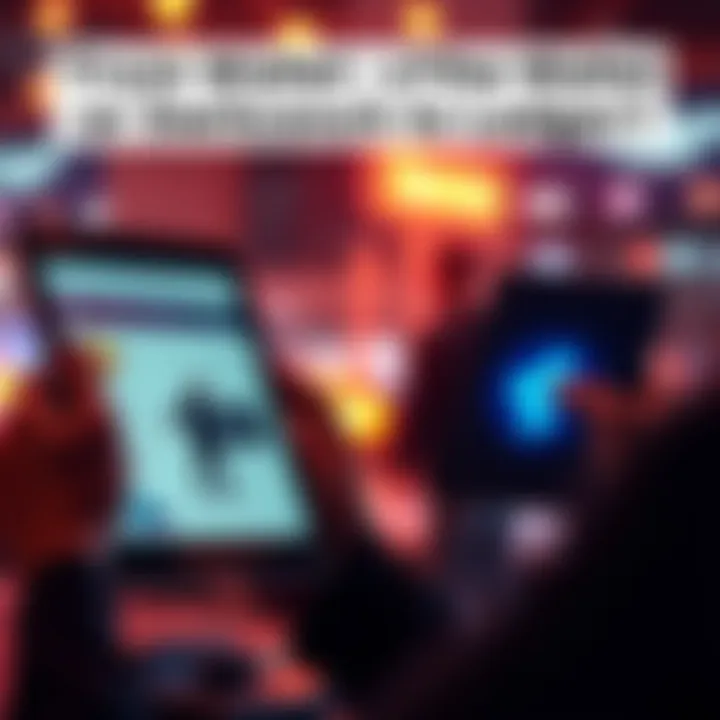 A person comparing Trust Wallet on an iPad and a Ledger hardware wallet, analyzing digital asset safety.