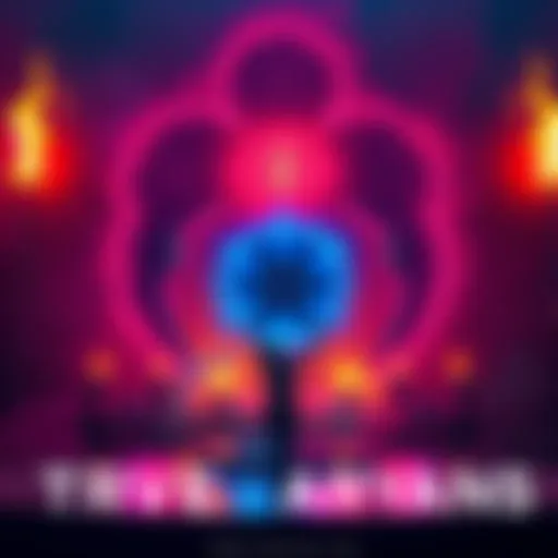 TRVE ARYANS Symbolism An artistic representation of TRVE ARYANS ideologies with symbols and vibrant colors reflecting modern beliefs.