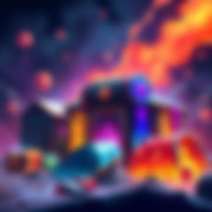 Types of Game Parcels An illustration showing different parcel types in gaming including common, rare, epic, and legendary, highlighting their values and market trends.