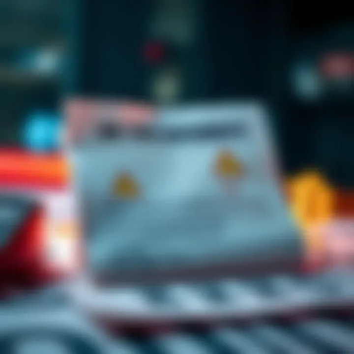 Letters from the UK tax authority warning investors about unpaid cryptocurrency gains.