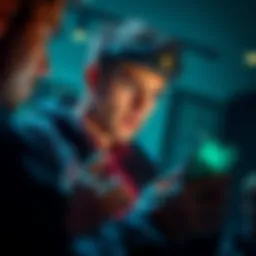 A person looking at a Bitcoin wallet on their phone, surprised by a sudden deposit without a known source, with worried expressions about potential scams.