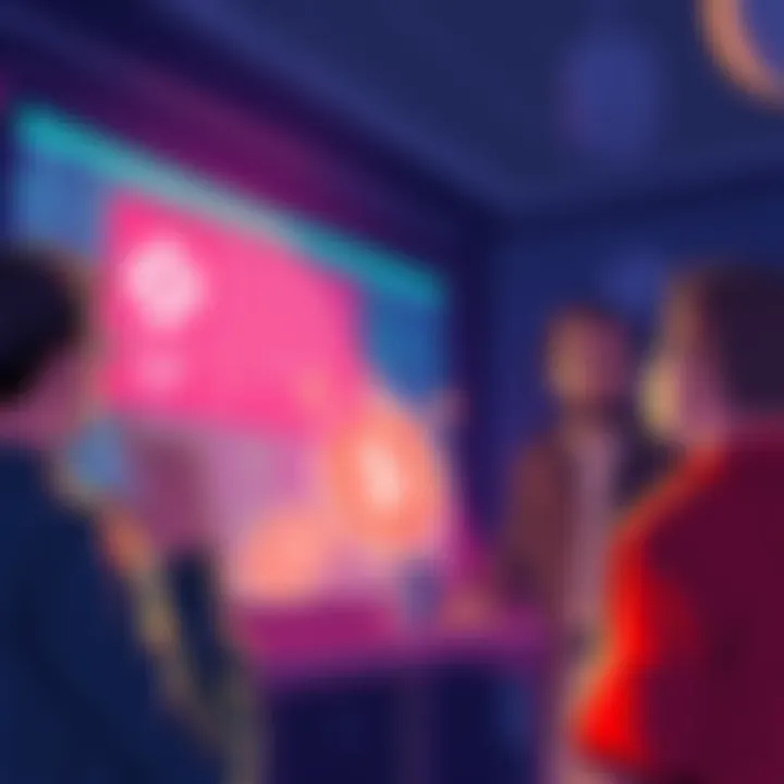 Illustration of a digital ledger showing small, random amounts of XRP and SOL being added, with surprised onlookers observing the screen.