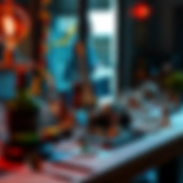 A display of unique treasures representing personal memories and emotions, arranged on a table, inviting appreciation.