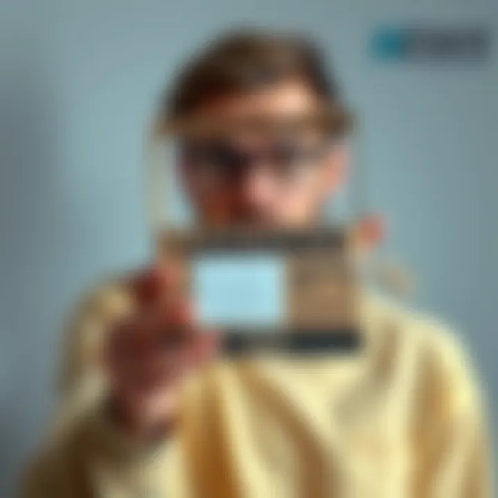 A person holding an unsealed Ledger box with a curious expression, displaying the packaging without the usual seal, against a neutral background.