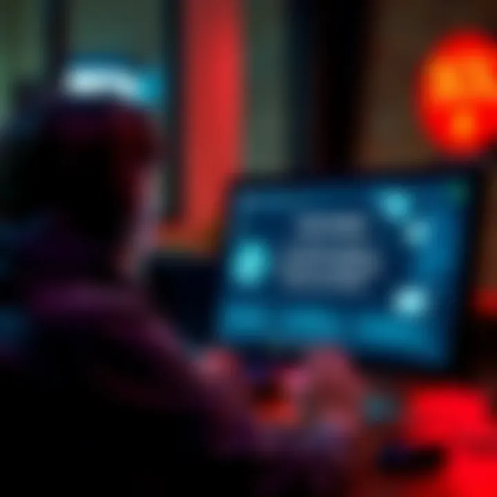 A person looking at their computer screen, showing a digital wallet with 'in process to deactivate' message for SOL.