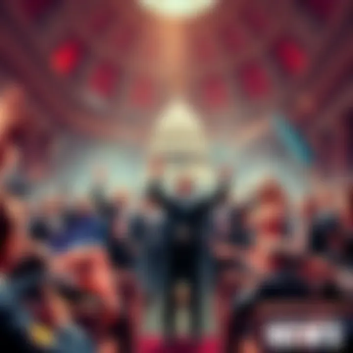 Members of the US House of Representatives celebrate after passing the Crypto Clarity Act, with a focus on cryptocurrency regulations.