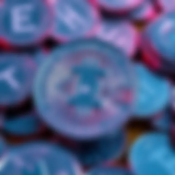 Graphic showing Tether coins with a freeze symbol overlay, representing the US government's actions against Iran's finances.