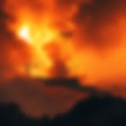 Smoke rises from a targeted Iranian nuclear facility after a US airstrike, highlighting rising tensions in the region