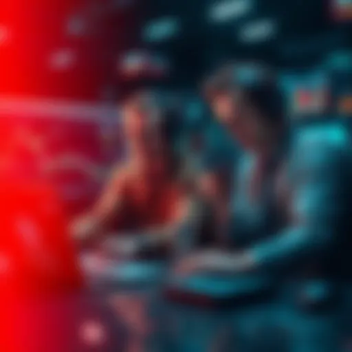 Traders analyzing peer-to-peer platforms for USDC transactions on laptops and mobile devices, highlighting user-friendly features and privacy options.