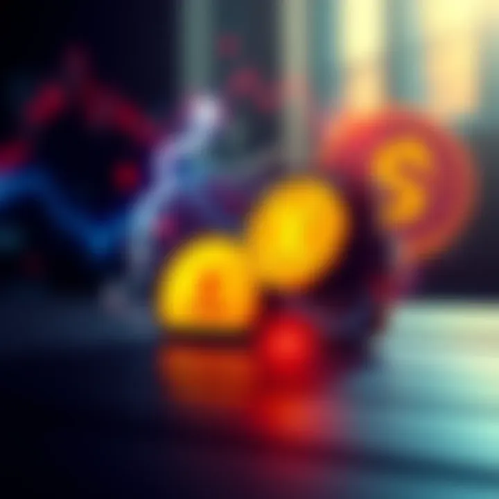 A graphic showing a wallet with USDT and XMR icons, symbolizing a cheap currency swap.