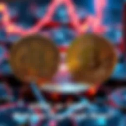 Visual representation of USDT and USDC coins with text highlighting their differences