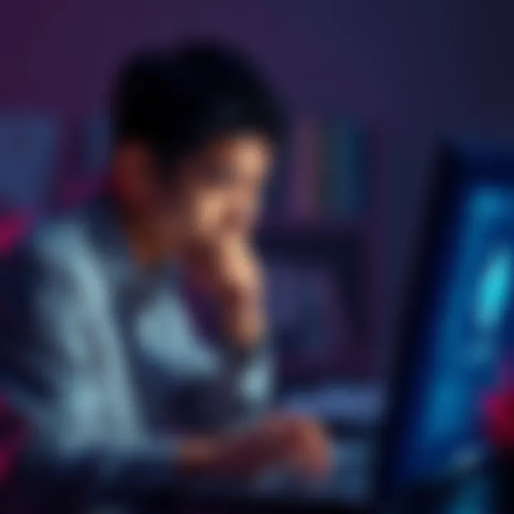A person looking at their computer with concern over a Coinbase transaction warning for MSTR Ethereum to Ethereum swap