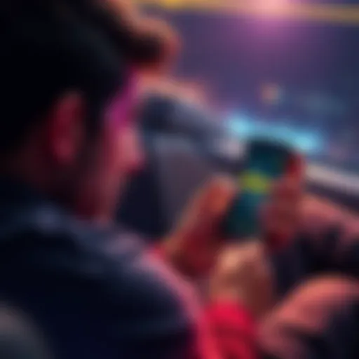 A person sitting with a phone displaying the Phantom app, looking surprised as they access a wallet using random seed phrases.