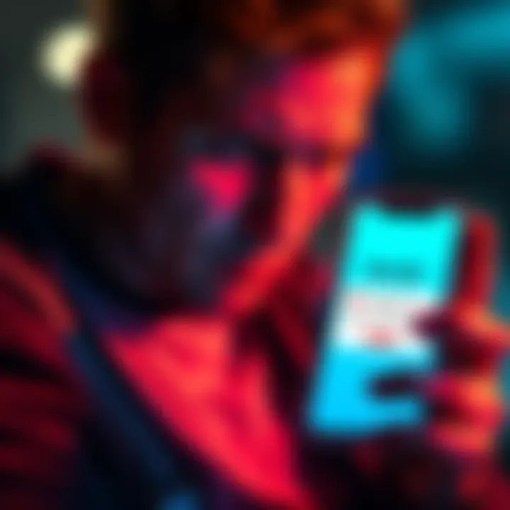 User experiencing account lockout on Revolut A frustrated user looking at their phone with the Revolut app showing an account lockout message