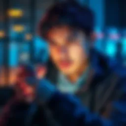 A person looking frustrated while trying to cancel an app registration on their phone
