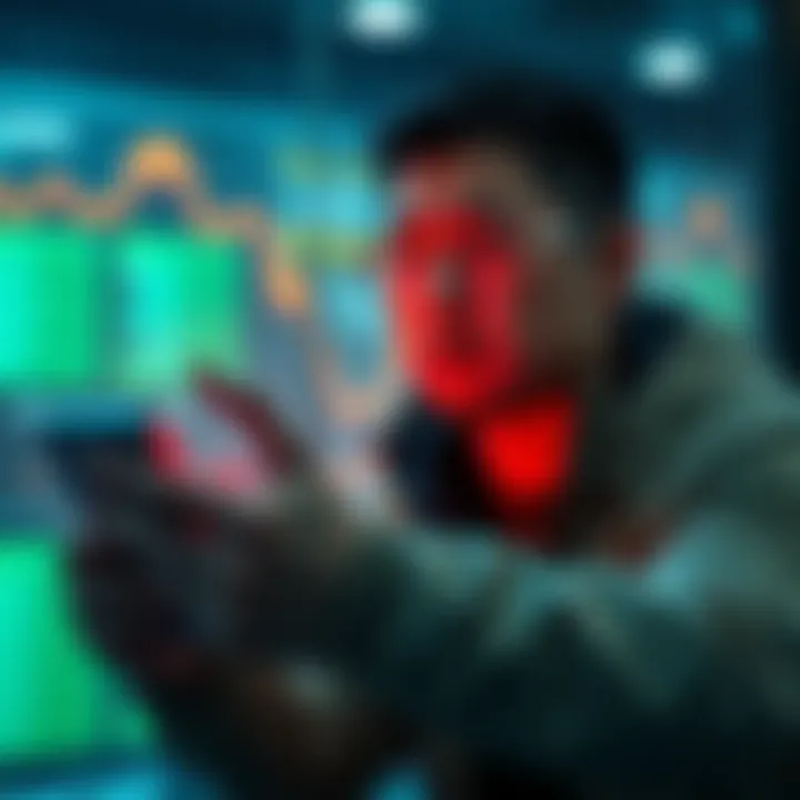 A person looks troubled while checking their cryptocurrency wallet, highlighting the issue with ChangeNOW after swapping Bitcoin to USDT.