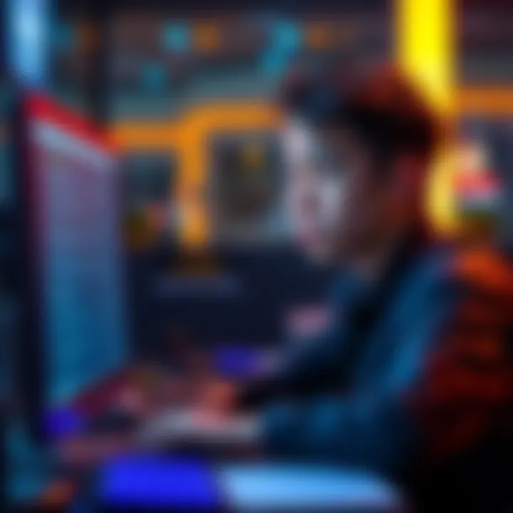 User Seeking Help A person looking at a computer screen with a confused expression, asking for help on a forum about a software issue.
