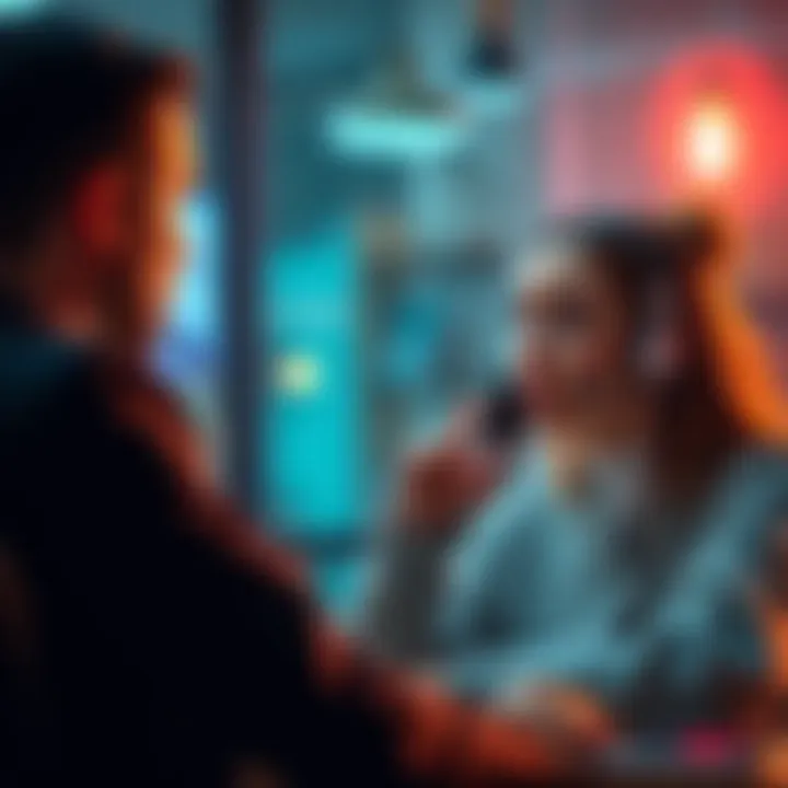 A person talking to a customer support agent on the phone, concerned about sharing a verification code