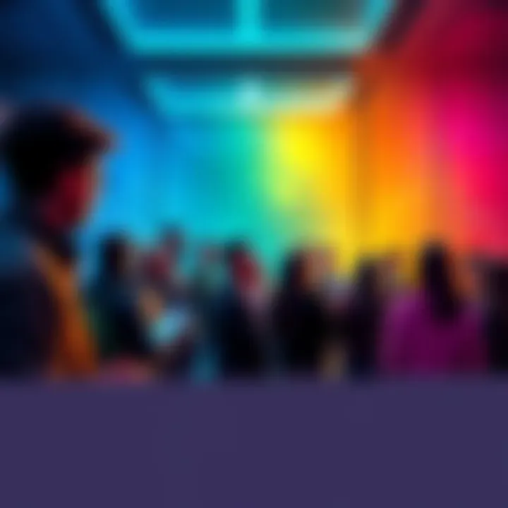 People engaged in a discussion about blockchain upgrades and sustainability initiatives in the VeChain community.