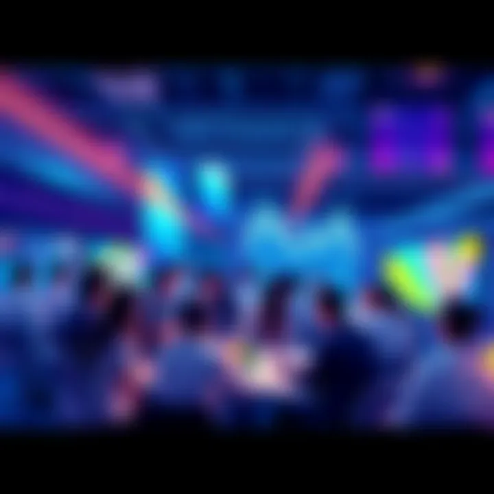 Participants engaging in a discussion about Vechain's updates and innovations in blockchain technology.