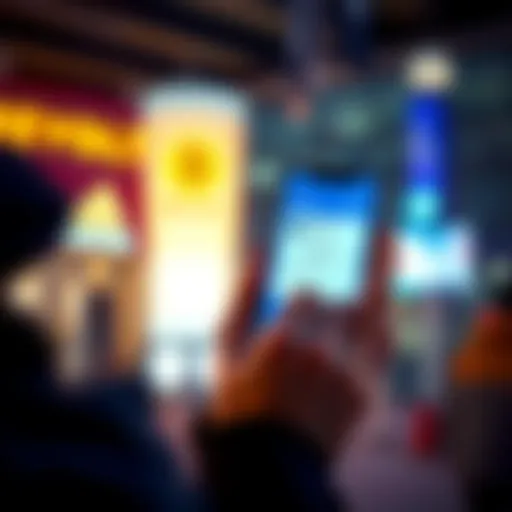 A person checking details on a phone app for a Revolut crypto transaction