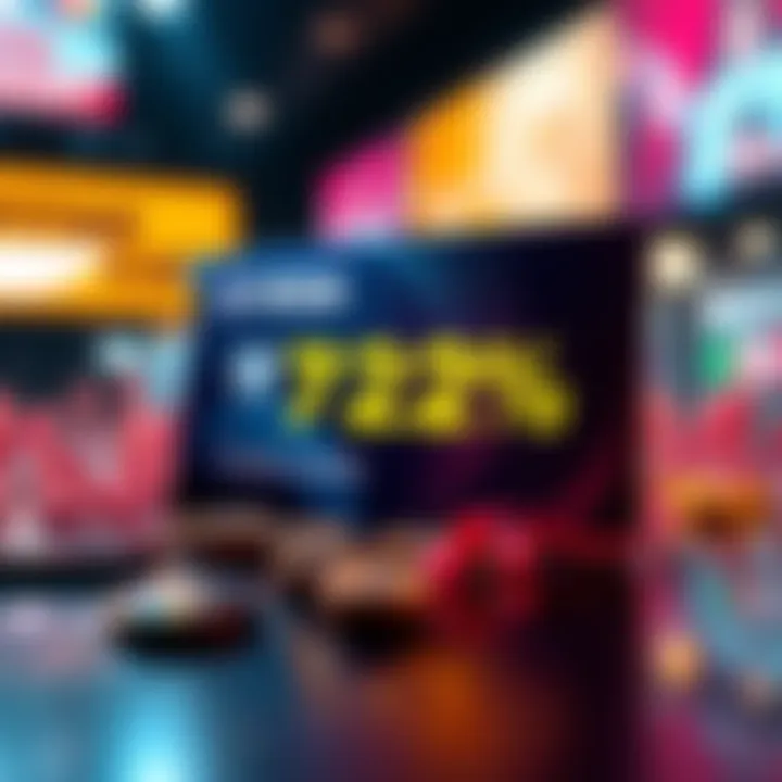 Visa Crypto Card Market Share A graphic showing Visa's 72% share in the crypto card market, with emphasis on its dominance over Mastercard.