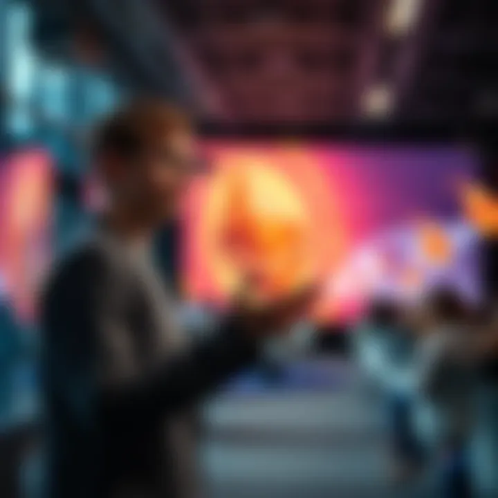 Vitalik Buterin presenting a plan for enhancing Ethereum's capacity in a modern conference setting