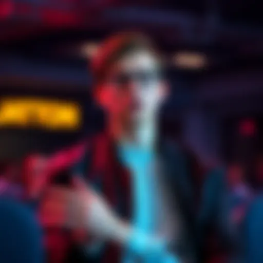 Vitalik Buterin speaking at a conference about the risks of quantum computers to cryptocurrency security.