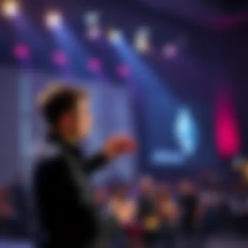 Vitalik Buterin discussing Ethereum's neutrality and human biases on stage at a tech event