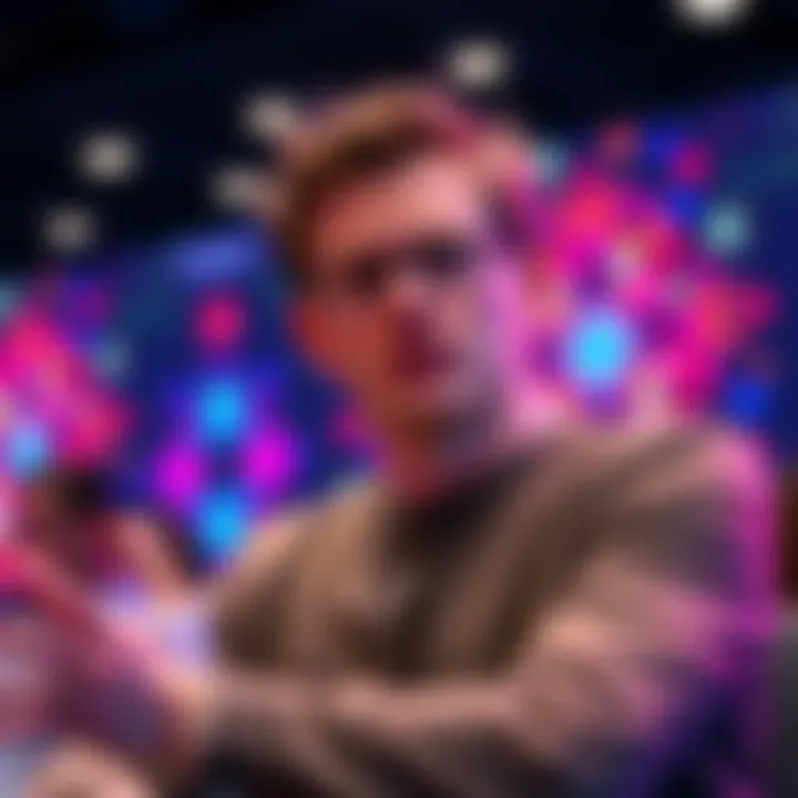 Vitalik Buterin discussing Layer 2 technology Vitalik Buterin speaking at a conference about the future of Layer 2 solutions in blockchain