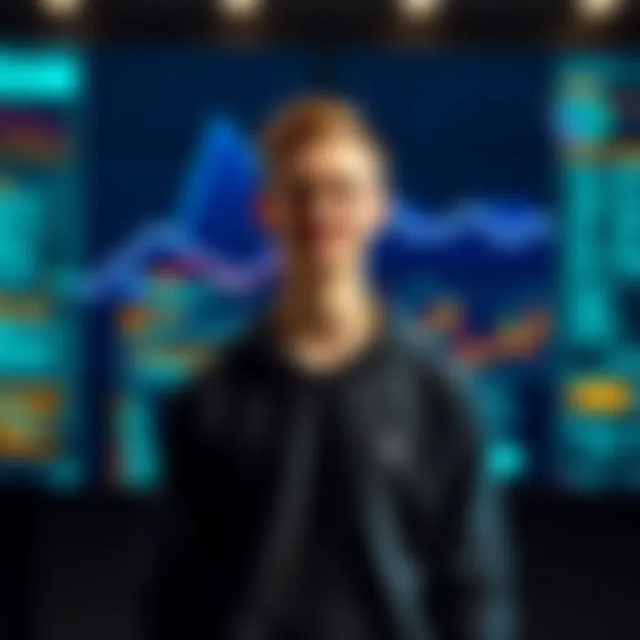 Vitalik Buterin Announces Lean Ethereum Vitalik Buterin stands in front of a digital display showcasing Lean Ethereum's features and improvements for the network