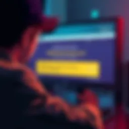 A frustrated person looking at a computer screen displaying a withdrawal stuck message from Gemini, indicating a long wait time