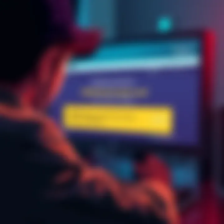 A frustrated person looking at a computer screen displaying a withdrawal stuck message from Gemini, indicating a long wait time