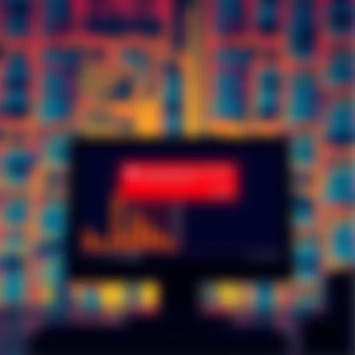 A computer screen showing a wallet application with a connectivity error message, symbolizing troubleshooting for connection problems.
