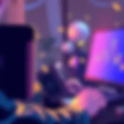 An illustration showing a person transferring cryptocurrency from an old wallet to a new hardware wallet while using a computer.