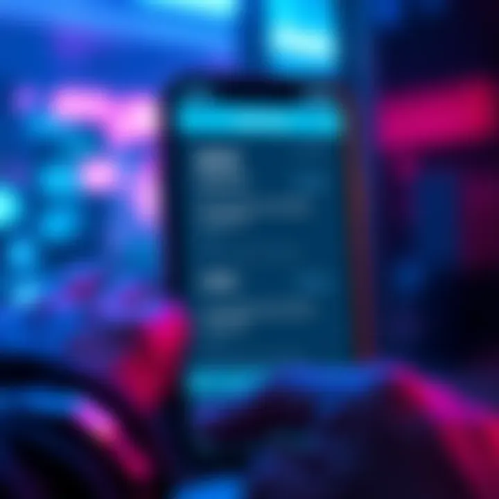 A wallet app screen showing limits on ACH deposits and USDC withdrawals