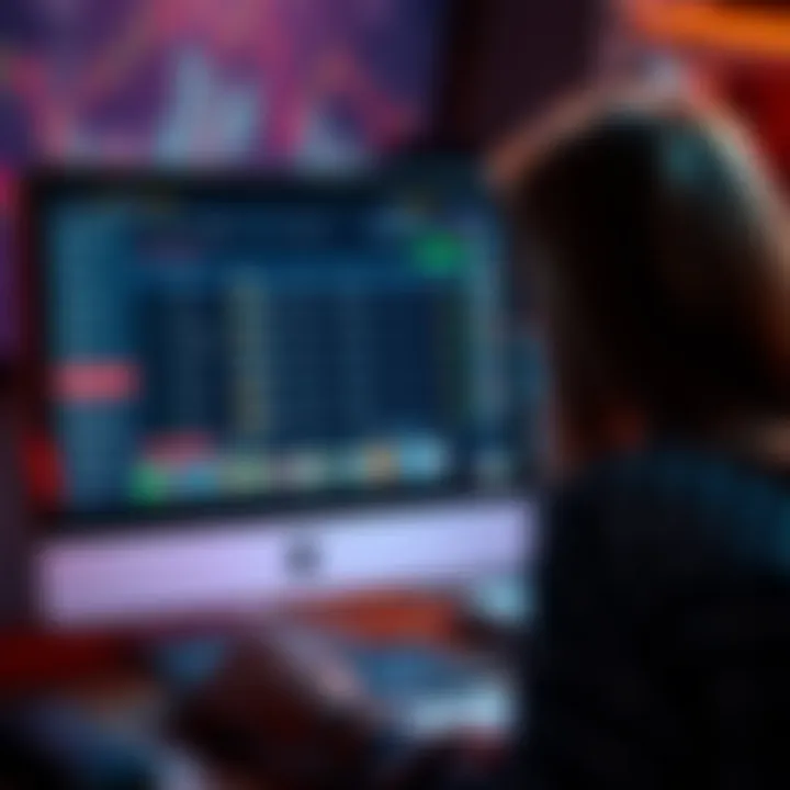 Person looking at a computer screen with a digital wallet interface, showing old transactions and crypto assets, feeling hopeful about recovering lost private keys.