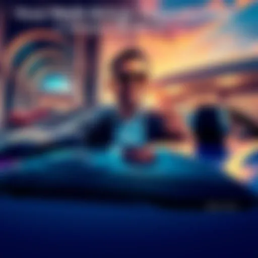 A person enjoying a luxurious lifestyle, surrounded by symbols of wealth such as a fancy car and a beautiful home, illustrating the benefits of financial success.