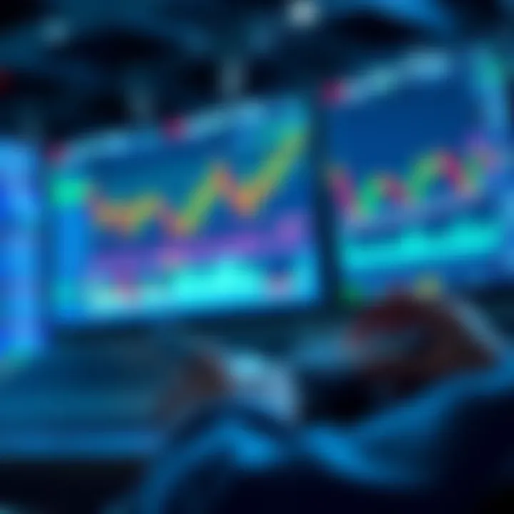 A person analyzing Ethereum price charts and calculating investments with a laptop and calculator.