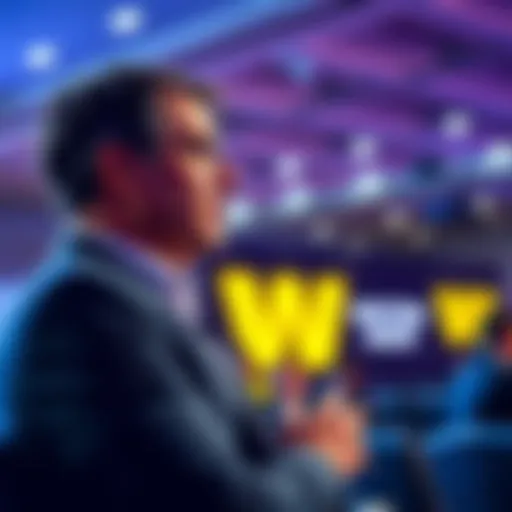 Western Union CEO speaking at a conference about the benefits of stablecoins for finance growth