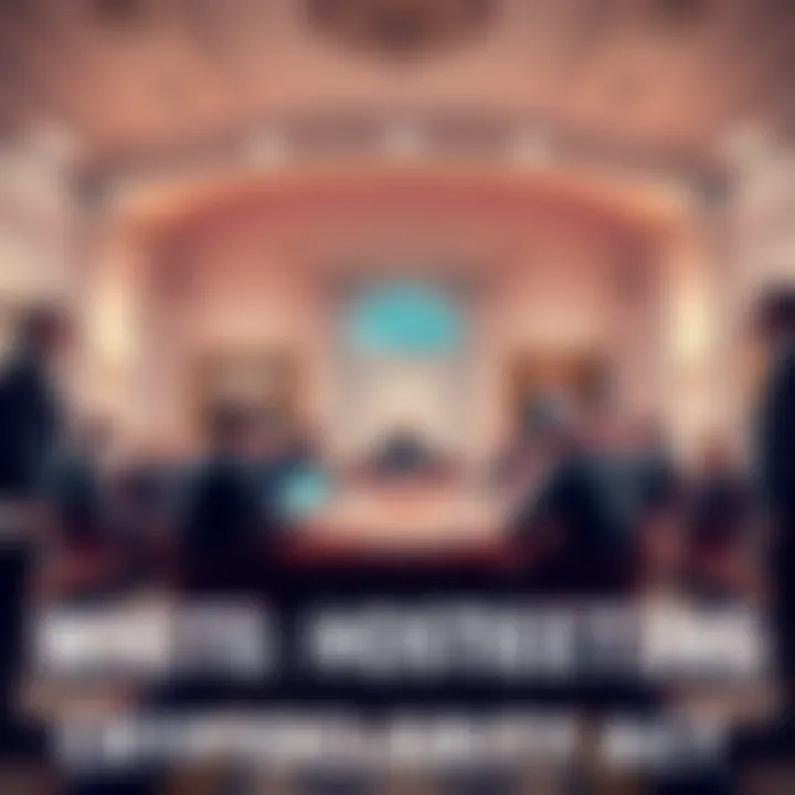 Officials gathered at the White House discussing the Crypto CLARITY Act with charts and documents in front of them